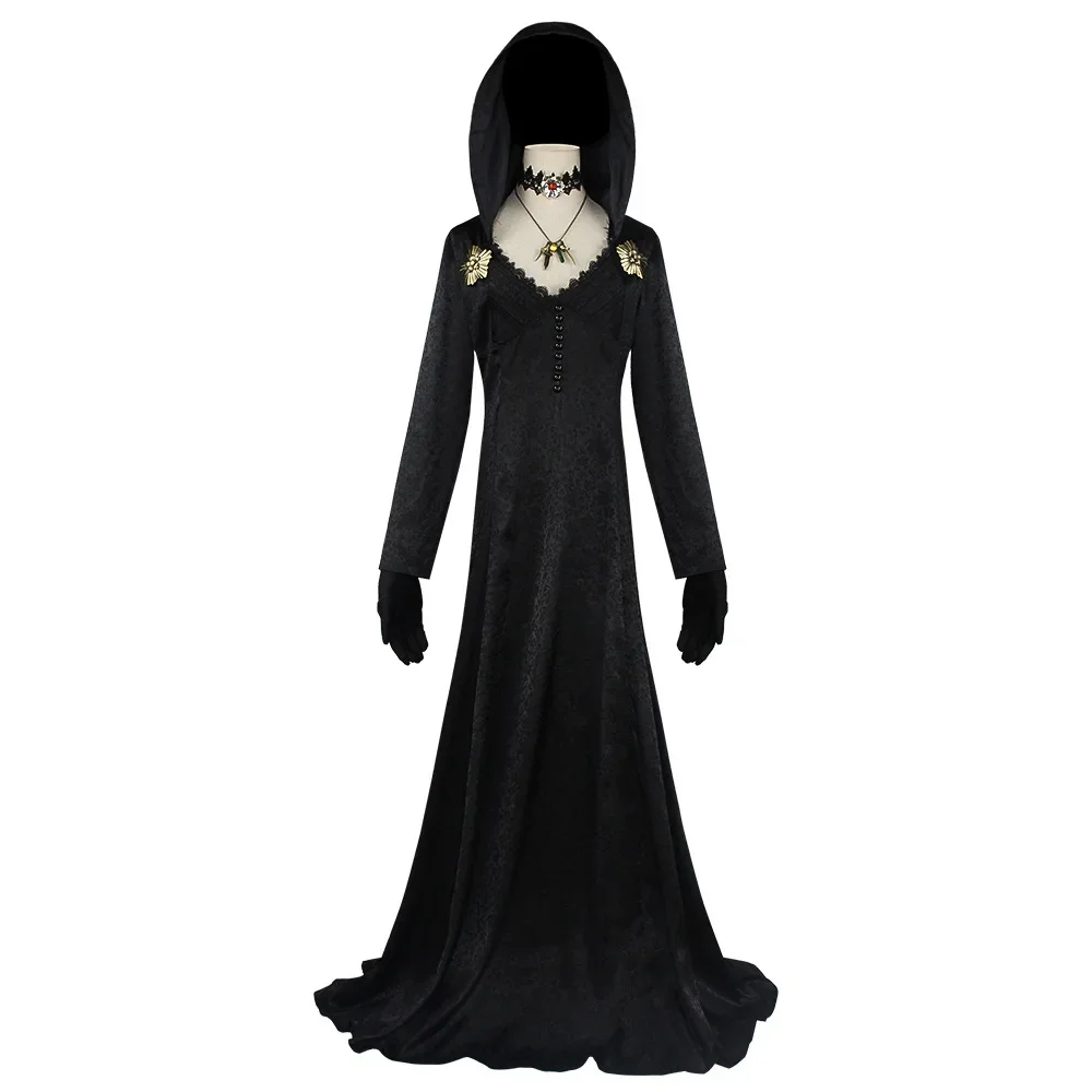 Moth Lady Dress Girls Women Resident Village Outfit Evil Cosplay Bela Costume Adult Carnival Party Halloween Horror Witch Cos