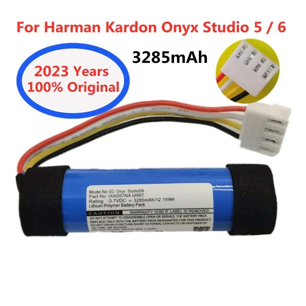 

2023 Years Genuine Speaker Rechargable Battery 3285mAh for Harman Kardon Onyx Studio 5 / Onyx Studio 6 Player Batteries