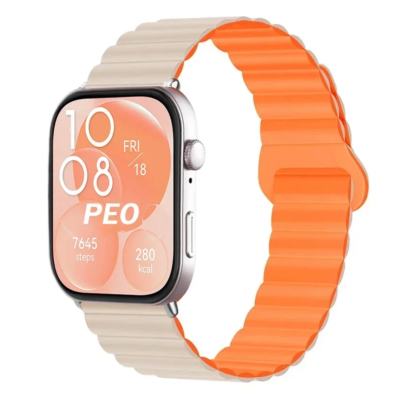 Magnetic Silicone Sport Band - Waterproof Watch Strap Bracelet Accessories