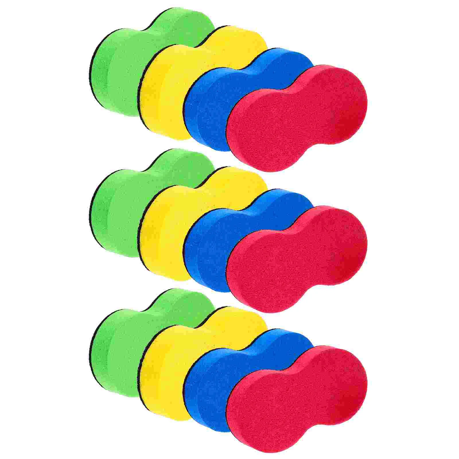 

20 Pcs Magnetic Whiteboard Eraser Portable Erasers Office Dry Chalkboard for Kids Eva Reusable Child Home