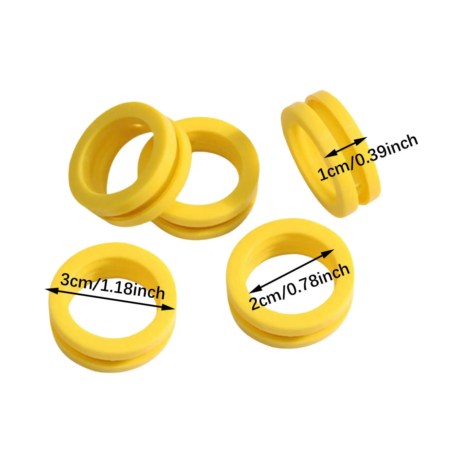 CO2 Cylinder Sealing Gaskets Sealing Rings for Soda Machine Accessories 5Pcs