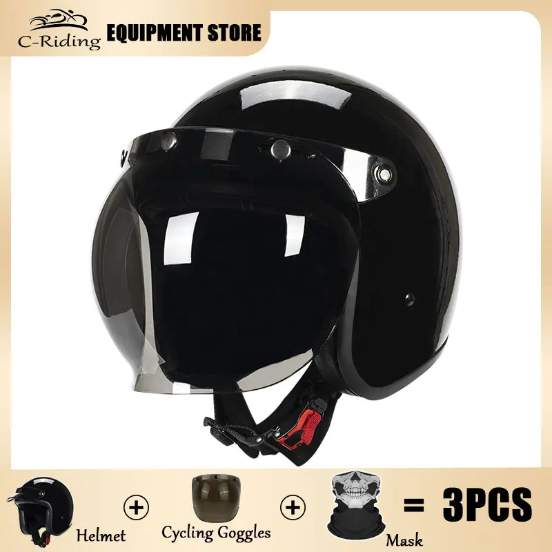 open-face-capacete-face-aberta-com-viseira-bolha-capacete-personalizado-equitacao-retro-pessego-verde-3-4-jet