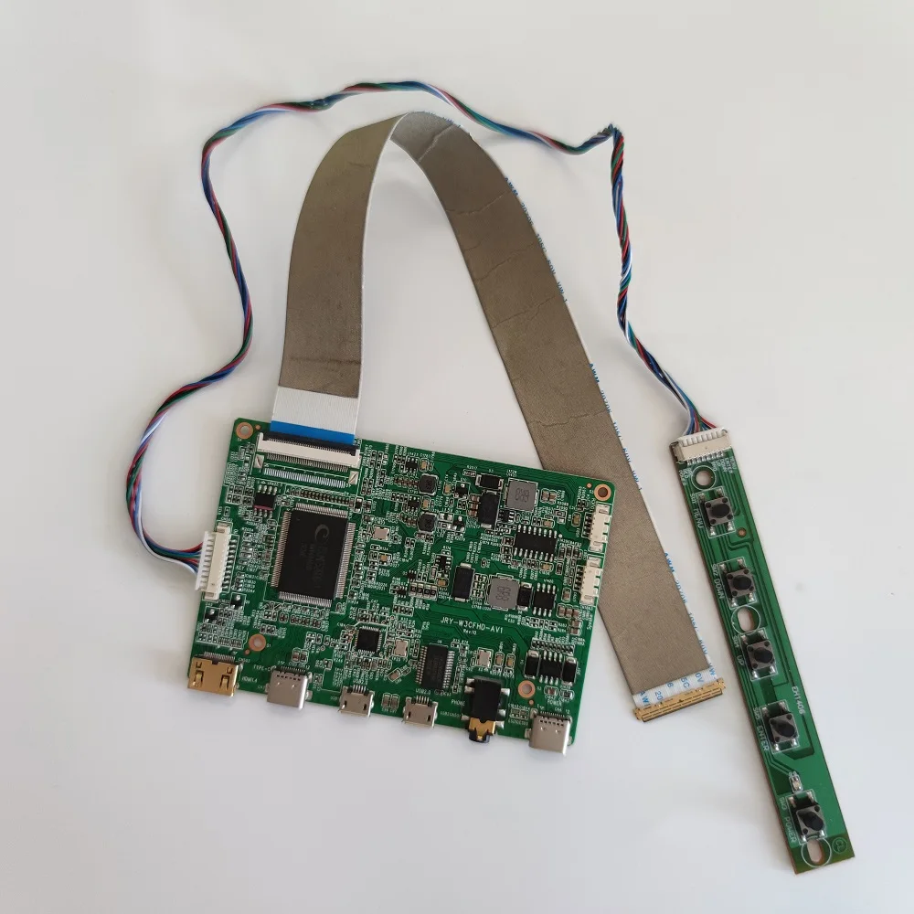 

Комплект микро-USB 2 mini HDMI-совместимый тип C для NV156FHM-T0E 15,6 "1366x76 8 панель контроллера ЖК-экрана EDP