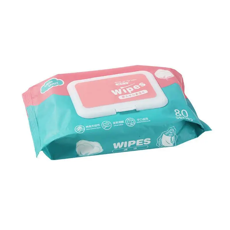 

Water Wipes For Toddler 80pcs Toddler Mouth Soft Wipes Purified Water Wipes Wet Pads Skin-Friendly For Road Trip Playing