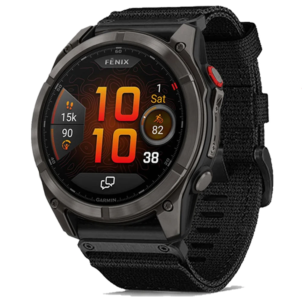 Versatile QuickFit Nylon Loop Strap - 22mm/26mm Braided Watchband