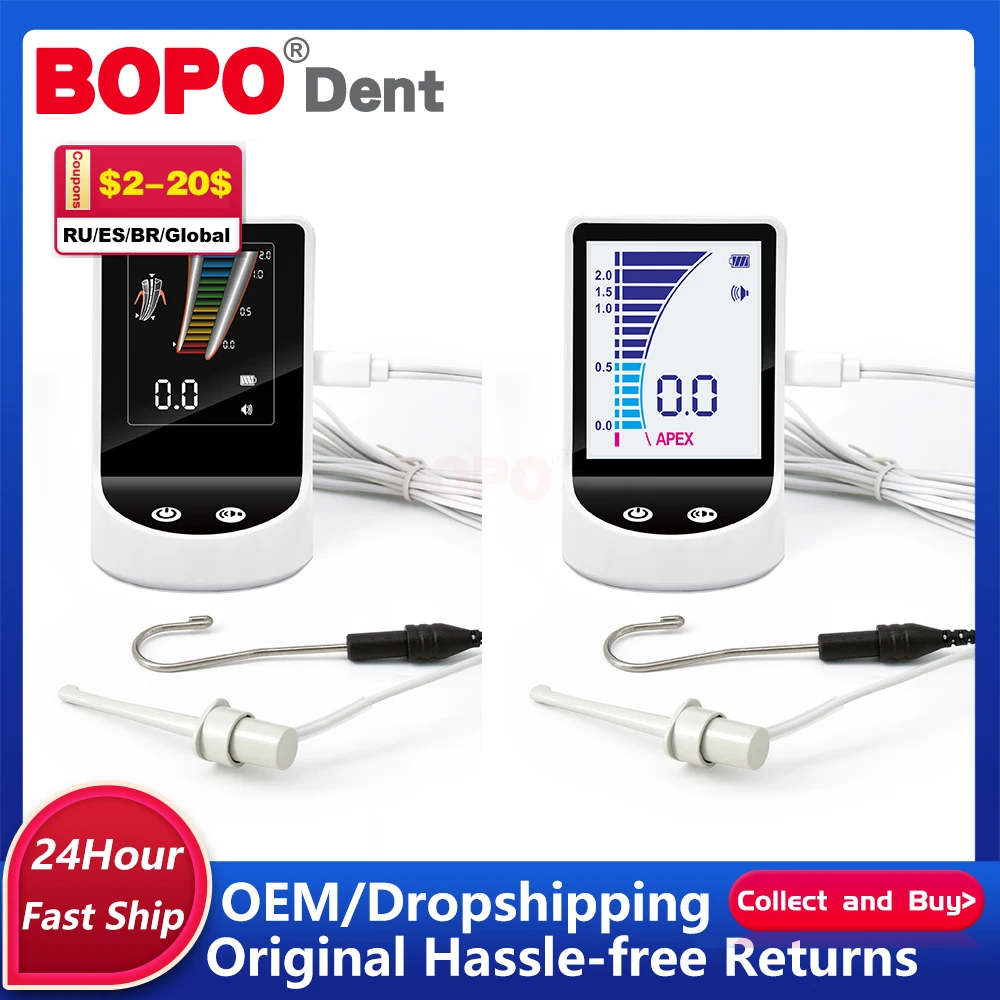 Dental Endo Root Canal Apex Locator Automatic Calibrating Ensures