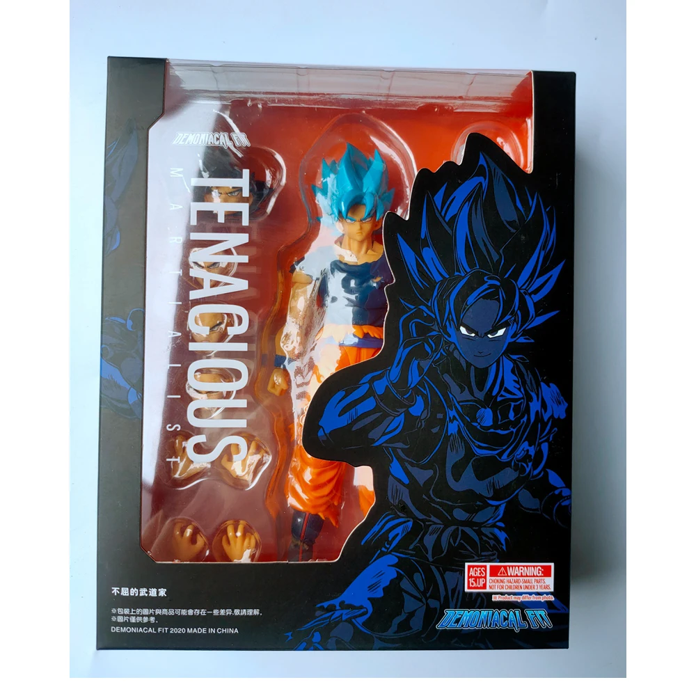 Demoniacal Fit - SS Blue Evolution headsculpt set for SHF Vegeta New Goku