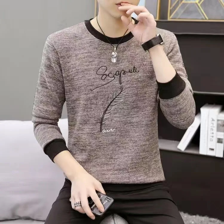 

2023 New Fashion Brand Sweater For Mens Pullover O-Neck Slim Fit Jumpers Knitwear Warm Winter Korean Style Casual Mens Clothes