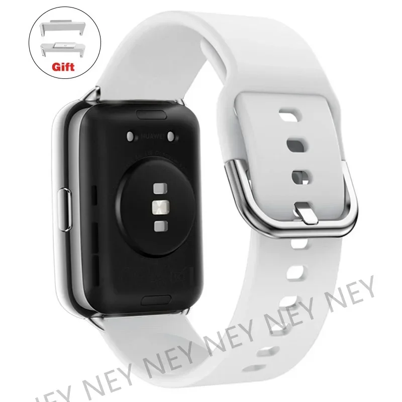 Sport Watchband: Silicone Waterproof Strap with Metal Buckle