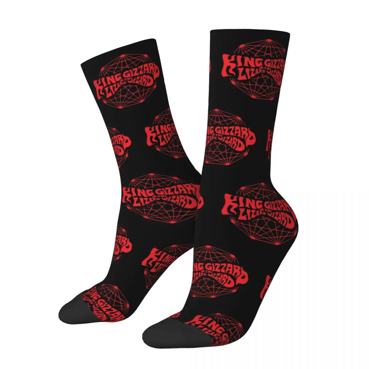 

Casual Men Women Socks King Gizzard And The Lizard Wizard 2024 Rock Tour Accessories Comfortable metal Skateboard Stockings