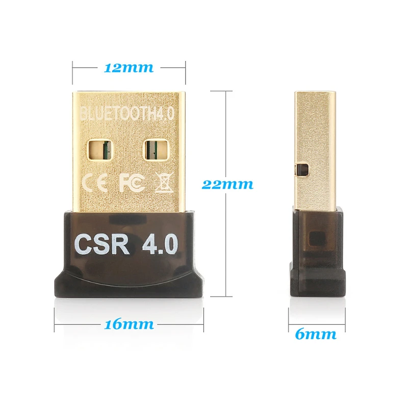รูปสินค้า อะแดปเตอร์บลูทูธ USB 4.0 สำหรับคอมพิวเตอร์