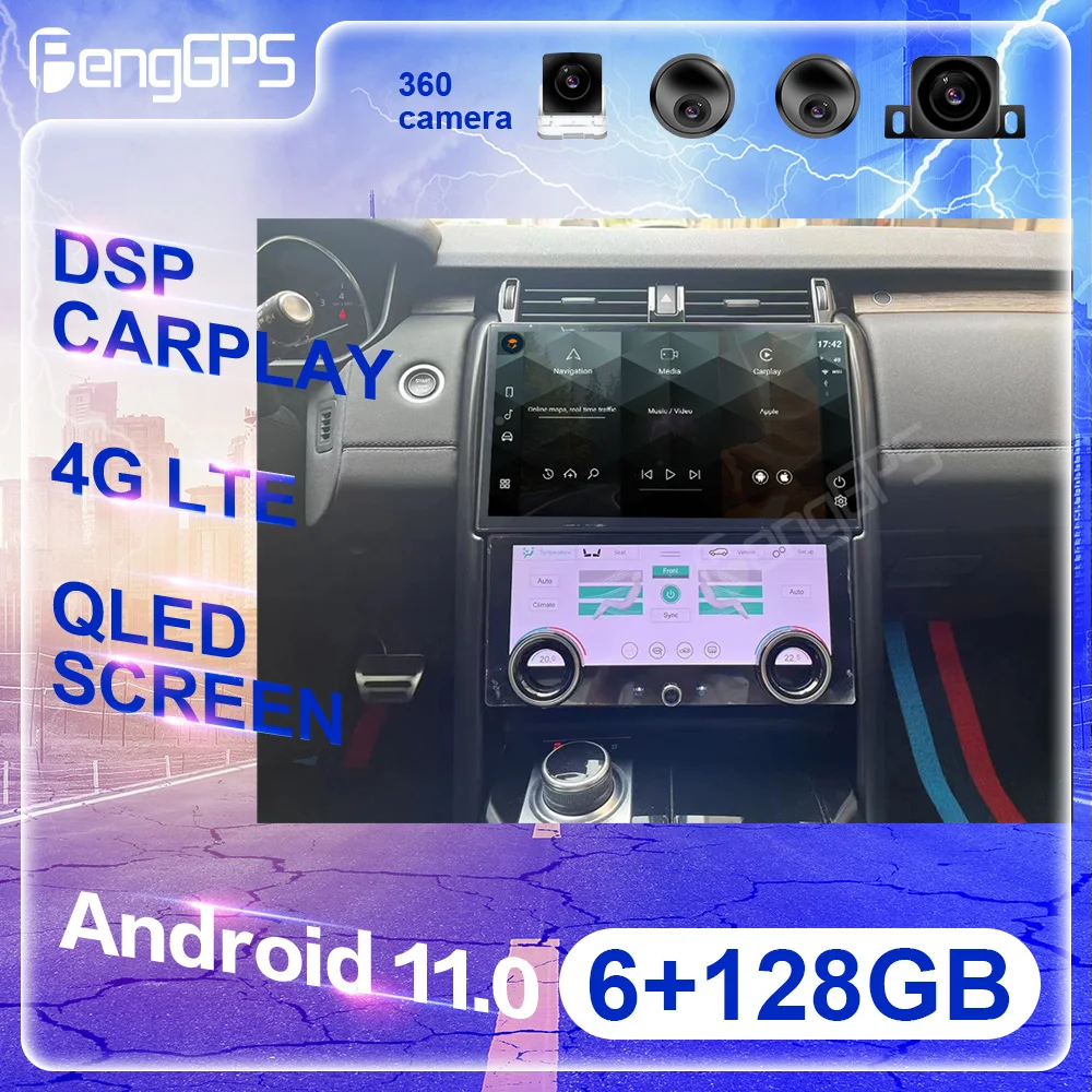 

13.6 Inches Android 12.0 AutoRadio For Land Rover Discovery Sport L550 2015-2019 Car Radio Multimedia Player GPS Navi Headunit