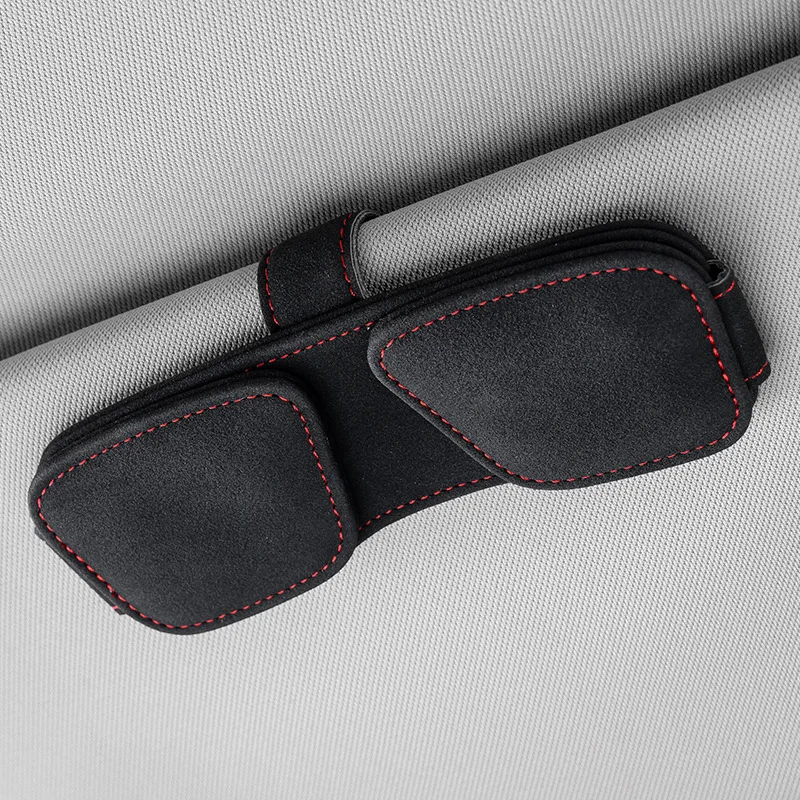 Car glasses clip, sun visor, multifunctional storage, business cards, receipts, glasses case