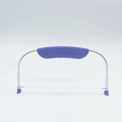 Adjustable Stainless Steel Cake Layer Slicer (Purple)