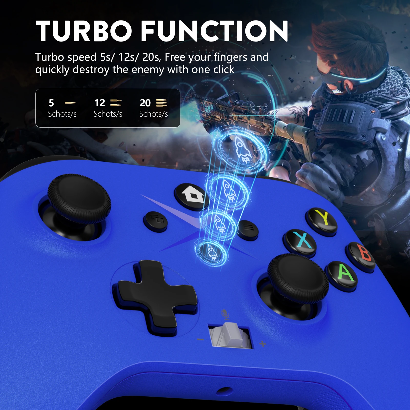 Wireless Controller 2.4G For Xbox one ,xbox series s,x PC Tablet Shock Joystick Gamepad Lag-free Multifunction