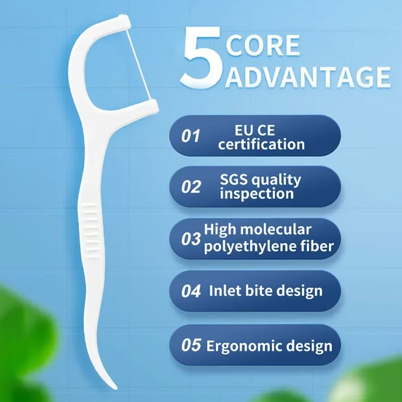 Toothpick Set Interdental Brushes Dental Floss Sticks 150pcs Tooth Cleaning Tools