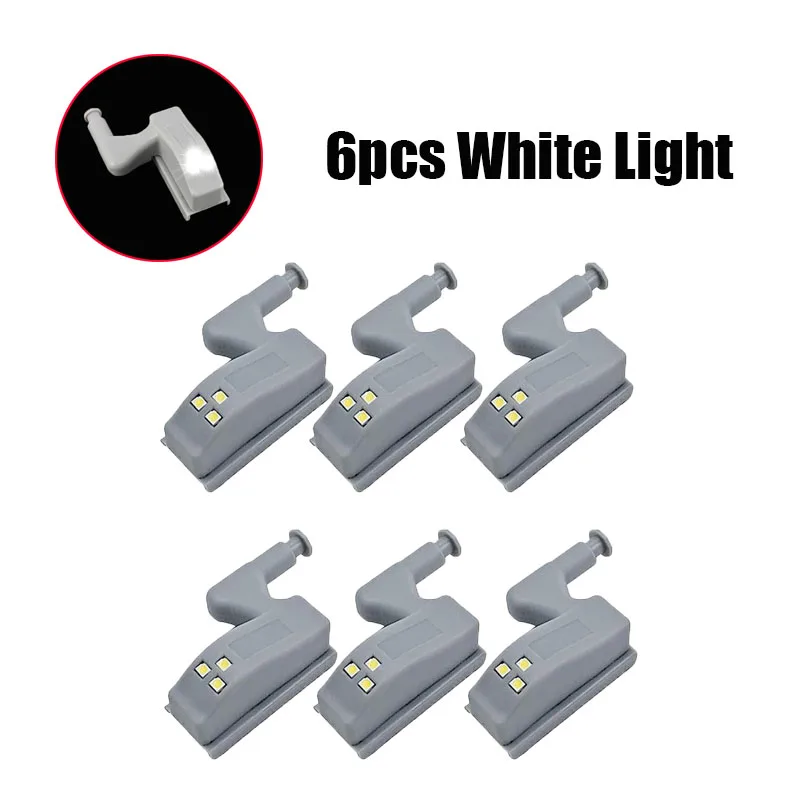 6pcs white light