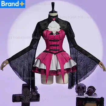 Costume da Cosplay Draculaura Vampiro per Donne, Sexy Corsetto Lolita, Abito Gotico Punk Corto, Vestito per Halloween e Feste in Maschera