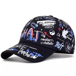 Unisex Adjustable Letter Print Snapback Hat - Casual Outdoor Baseball Cap with Sunscreen Protection - Adjustable (Black Green)