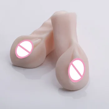 Pocket Pussy Realistic Silicone Real Sex Vagina Cup Sex Shop Fake Erotic Men Pleasure Male Masturbator Vagina Sex Toys for Men 4