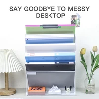 Wall file Organizer, File Rack Wall mounted mail organizer Magazine paper rack sorter for home office organization 2