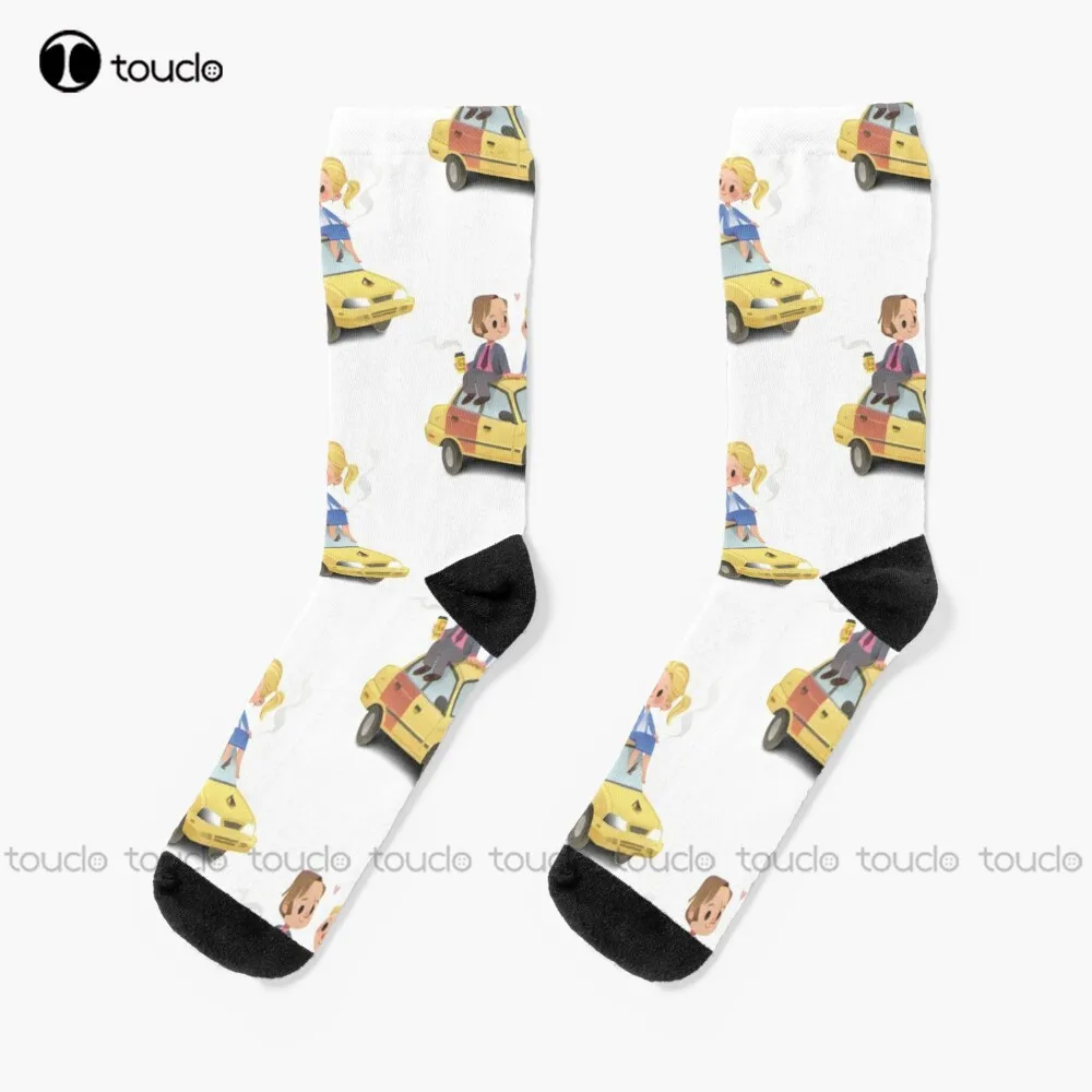 

Better Call Saul Jimmy And Kim Socks Skeleton Socks 360° Digital Print Christmas New Year Gift Creative Funny Socks Halloween