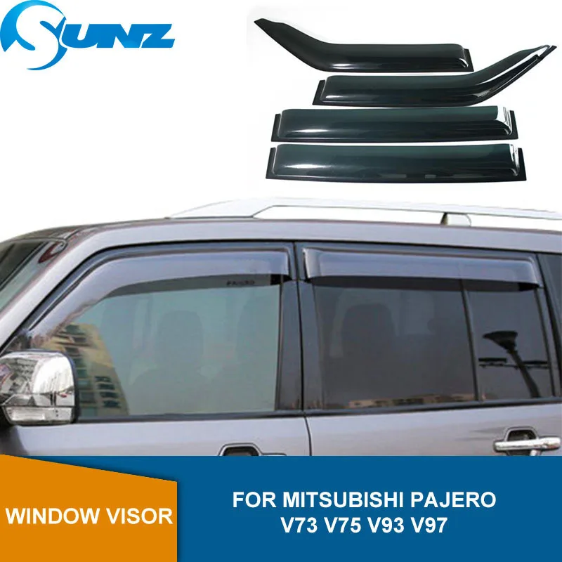 Car Window Visor Deflectors For Mitsubishi Montero Pajero