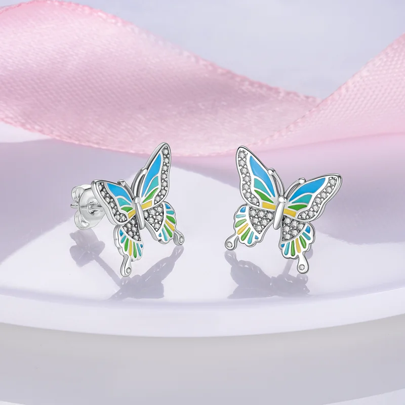 Earrings for women silver 925 disney mickey stud earrings jewelry 2023 New in unisex 925 silver marvel spiderman stud earring