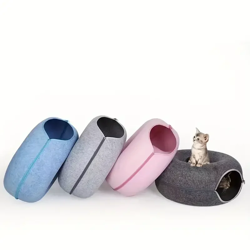 Felt Tunnel Cat Nest Bed 5