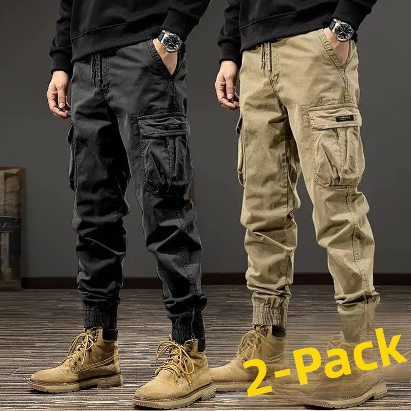 Black + khaki [2-pack]