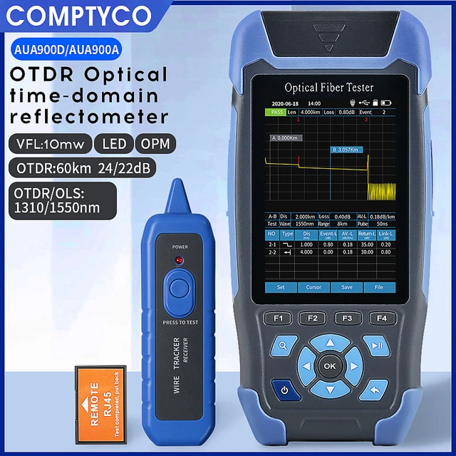 MIni Fibra Ativa Teste Vivo AUA-18A/U OTDR 1550nm 20dB 80km Fibra  Refletômetro SC Conector