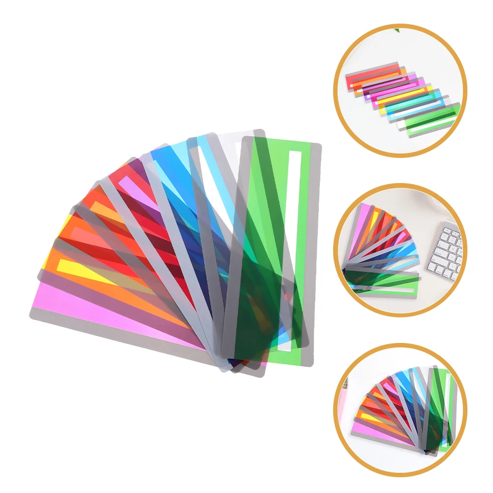 

Управляемая фотография практичные цветные полоски отслеживание выделений линейки Обучающие принадлежности для дома