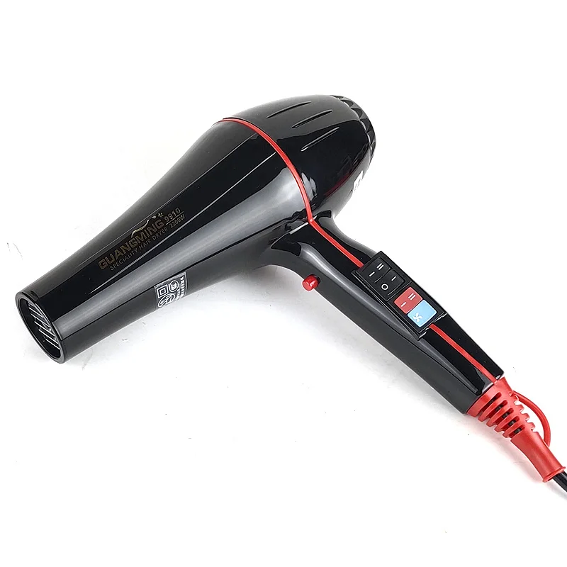 For hairdresser and hair salon 3 meter long wire EU Plug Real 2200w power professional blower dryer salon Hair Dryer hairdryer 3