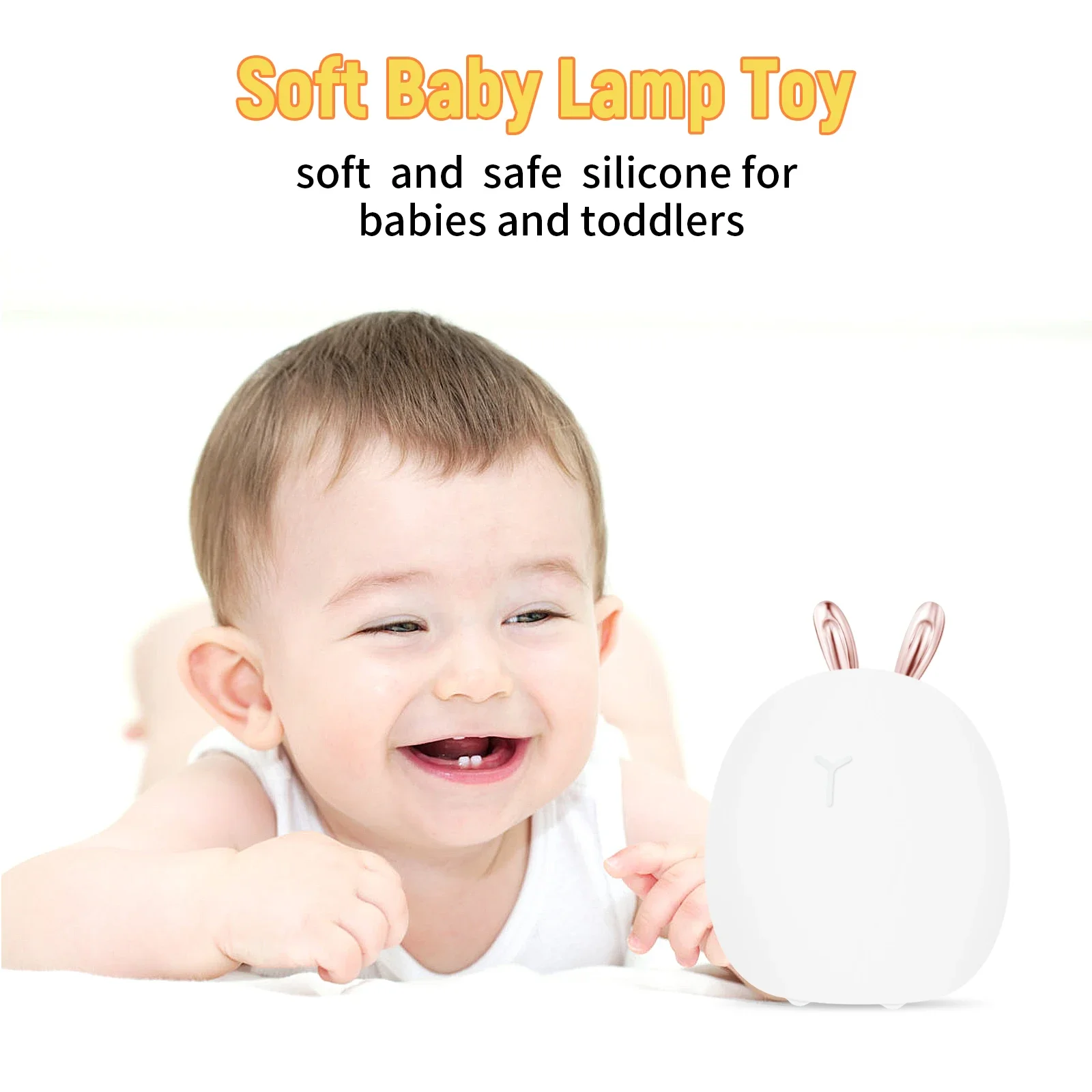 Night Light Cute Lights Eye Protection Bedroom Bedside Nightlight Gift Children Light Desktop Ornament Nightlights