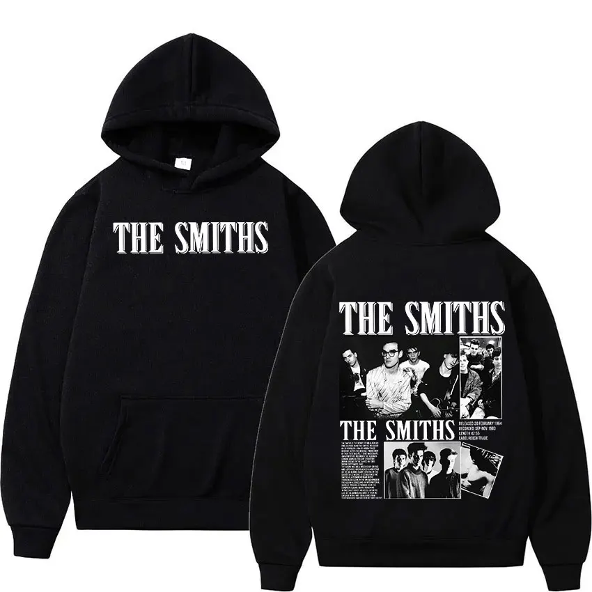 Rock Band The Smiths Music Album Felpa Con Cappuccio Morrissey Meat Is Killing Retro Pullover Felpa Uomo Hip Hop Abbigliamento Oversize Con Cappuccio