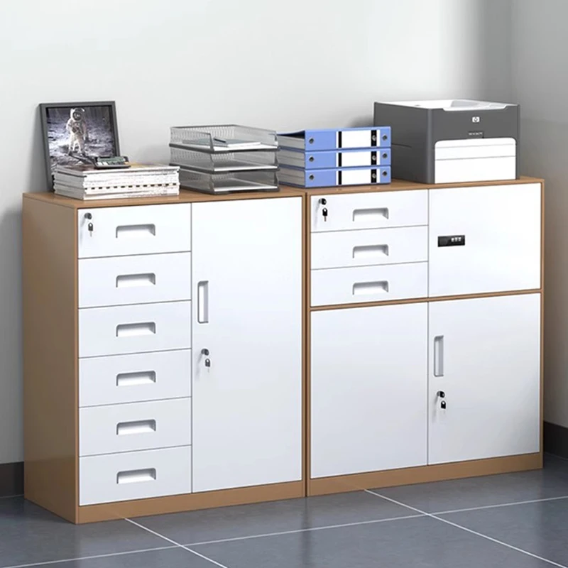 Garage Filing Metal Cabinet Living Room Modern Kitchen White Office Cabinet Desk Storage Cuaderno Archivador Furniture Home metal order holder for kitchen document clip restaurant receipt fixing clip