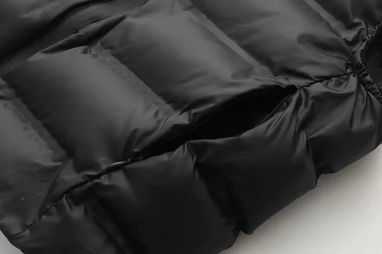 Women's Parkas Vests Jackets Coat Black Outwear Sleeveless Top With Zipper zarftrafins Woman Coat Chaqueta Acolchada Ladies Top
