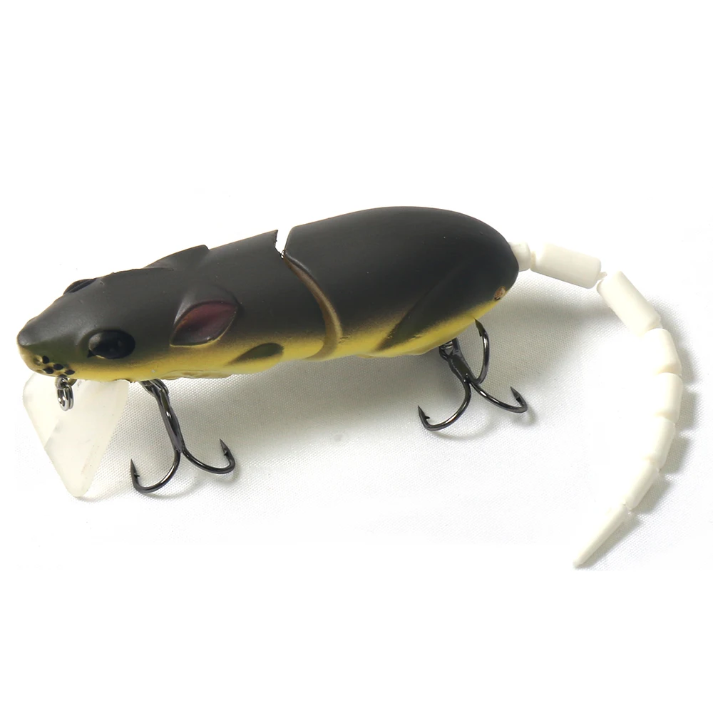 Fishing Lure Topwater Floating Mouse Lures Surface Bass Plopper