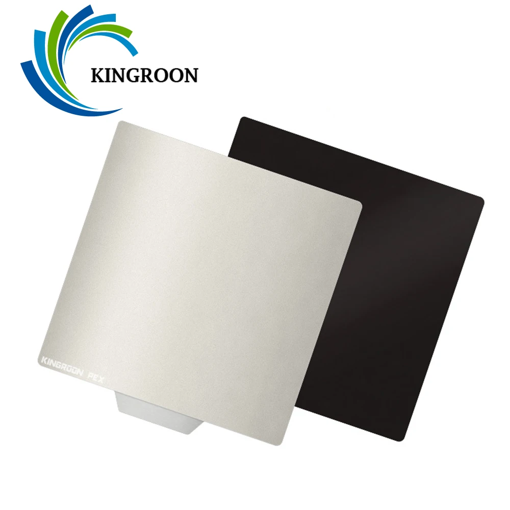 

KINGROON PEX Магнитная стальная пленка 180/235/310 мм PEX пружинный стальной лист Flex Hotbed для Ender 3 KP3S Voron 3D-принтера
