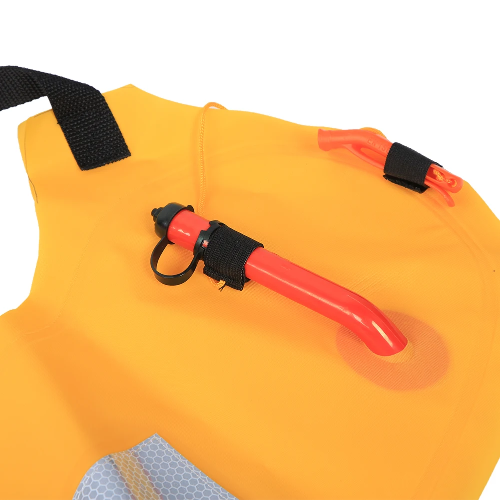 Life Buoy Waist Belt, Portable Adults Inflatable Life Jacket Waist Belt with Reflective Tapes and Whistle for Fishing Swimming