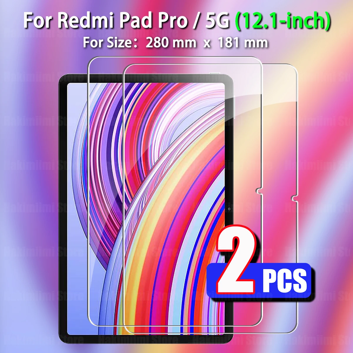 Premium Tempered Glass Screen Protector Duo Pack