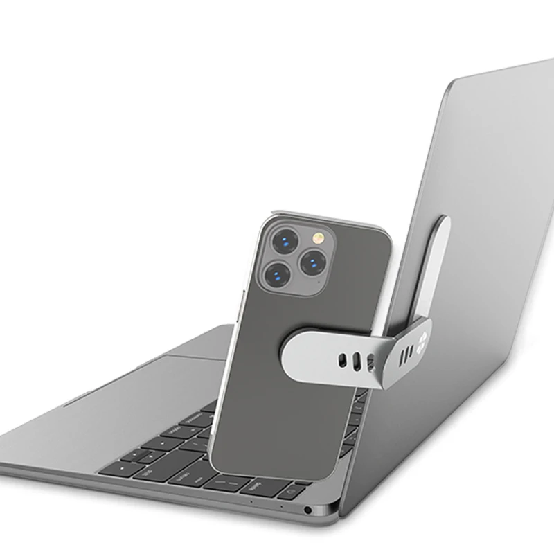 Suporte Magnético do Telefone Portátil Suporte de Expansão do Monitor do Computador Notebook Side Mount Clip Ajustável