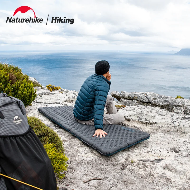 Naturehike スリーピングマット R3.5 ブラック M Naturehike R3.5 Inflatable Air Mat 20D Nylon TPU Camping