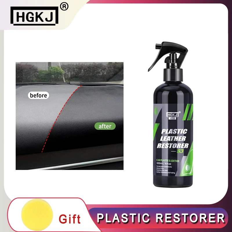 Plastic Renovator Car Interior Refreshing Spray Parts Seat Clean