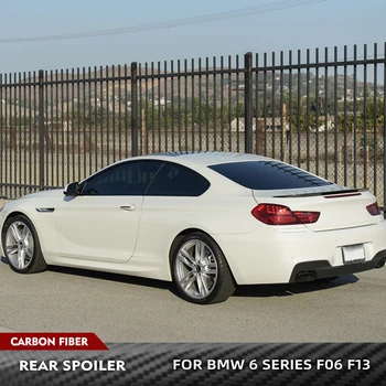 Car Rear Trunk Racing Spoiler Boot Lip Carbon Fiber Wing for BMW 6 Series F06 Gran Coupe F13 Coupe M Sport M6 2012 - 2019 1