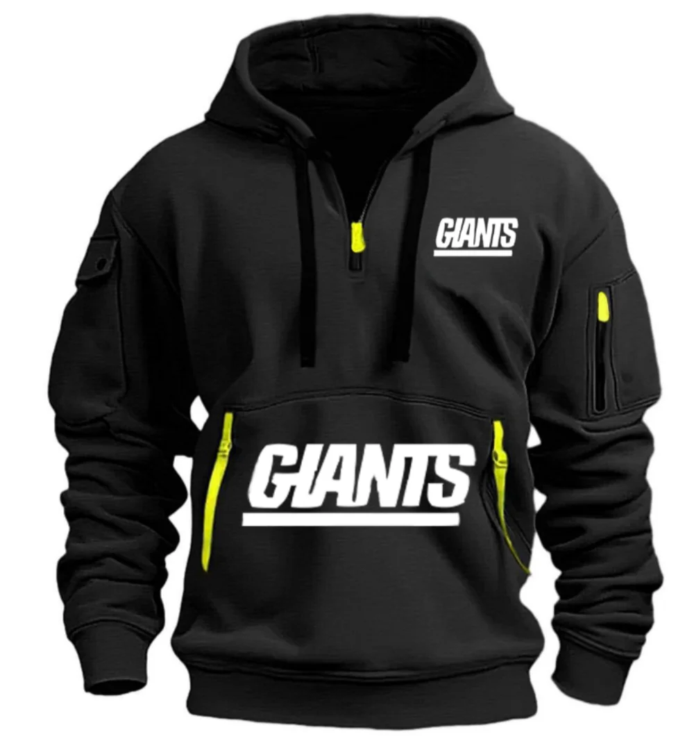 2025 new Men's winter hoodie Hoodie zipper Multi-pocket pullover men's sports Casual coat top 2