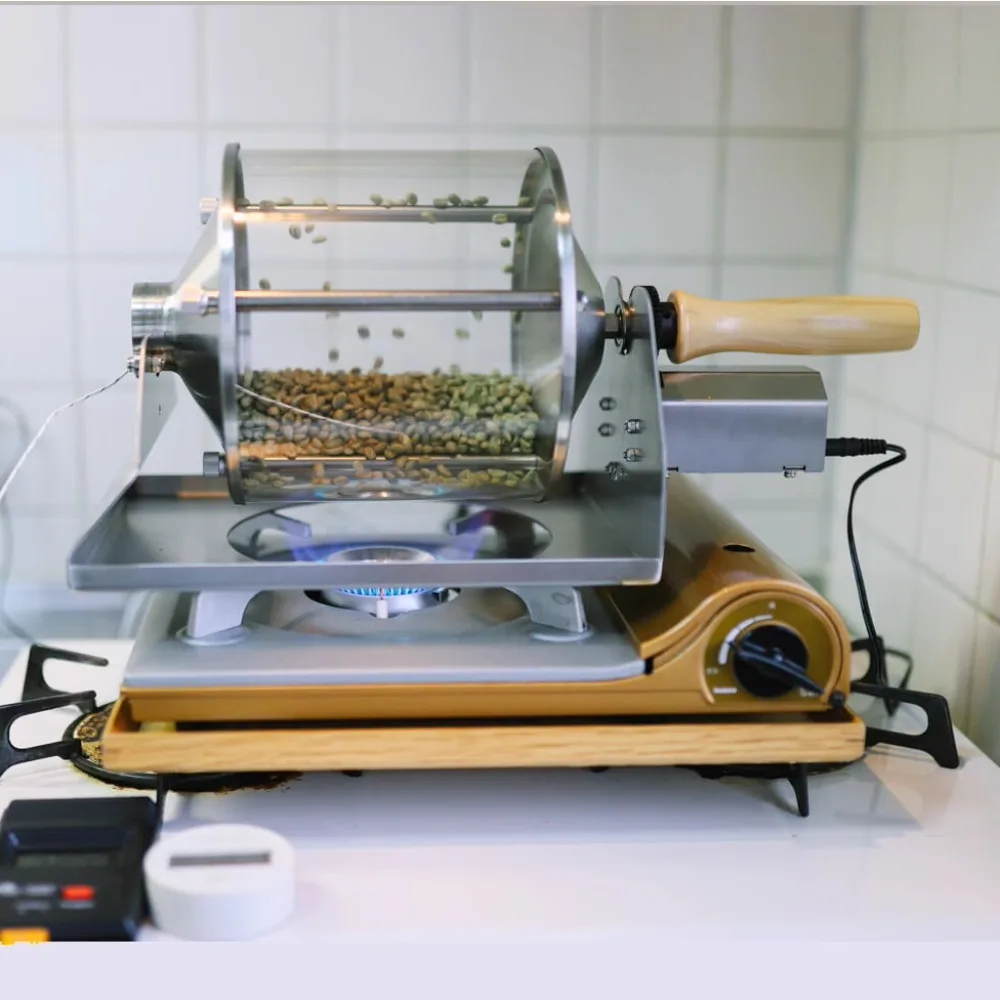 

Coffee bean roaster Direct-fired coffee bean roaster Coffee machine Electric Shi Ying glass visualization