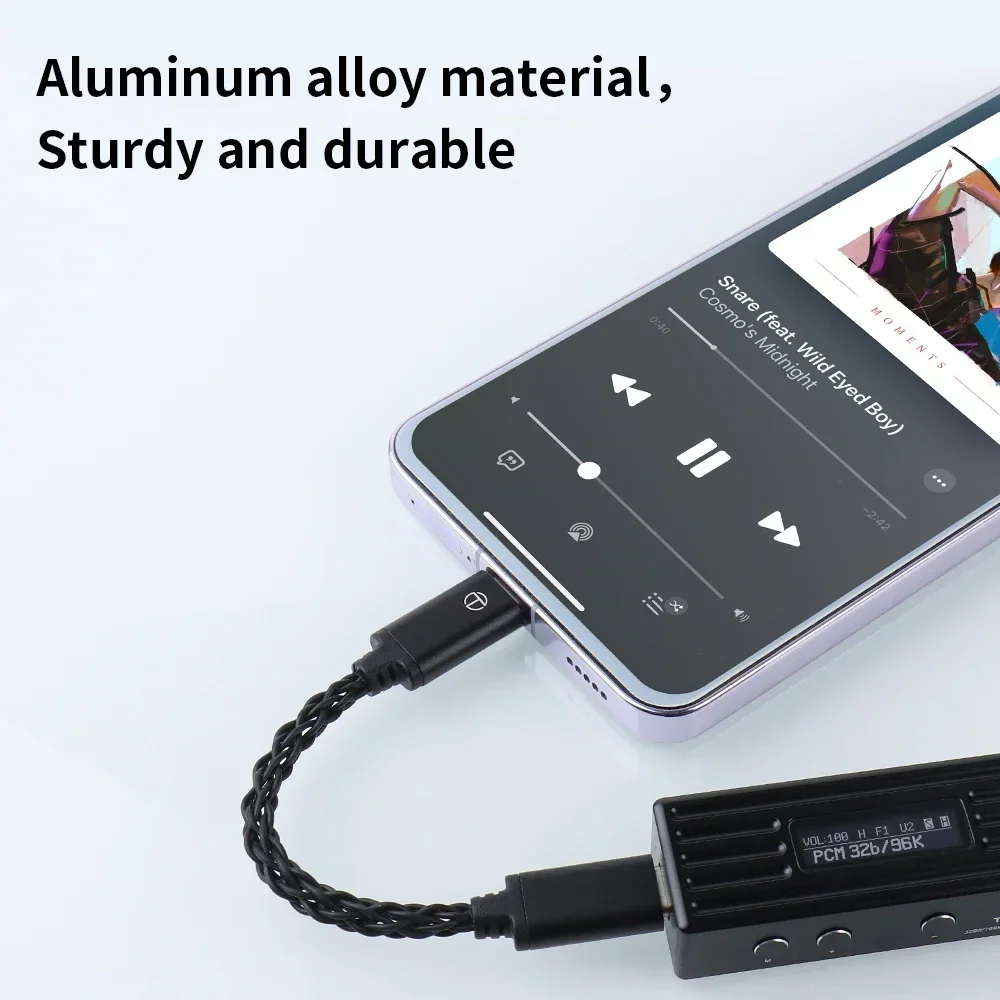 USB-C DAC Amp Type-C Upgrade Cable Adapter