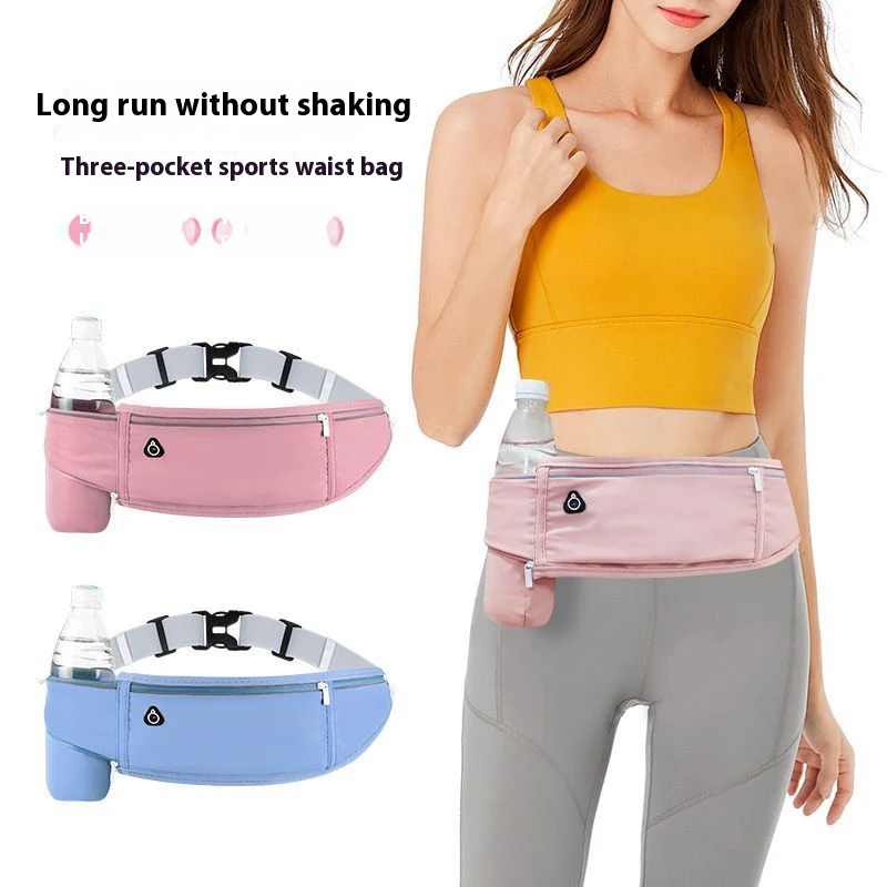 1 Stück Sport-Hüfttasche für Damen und Herren, Laufgürtel, Wasserdichte Hüfttasche, Geldbörse, Herren-Tasche, Gürtel, Tragbare Handyhalterung, Fitness – Detail 1