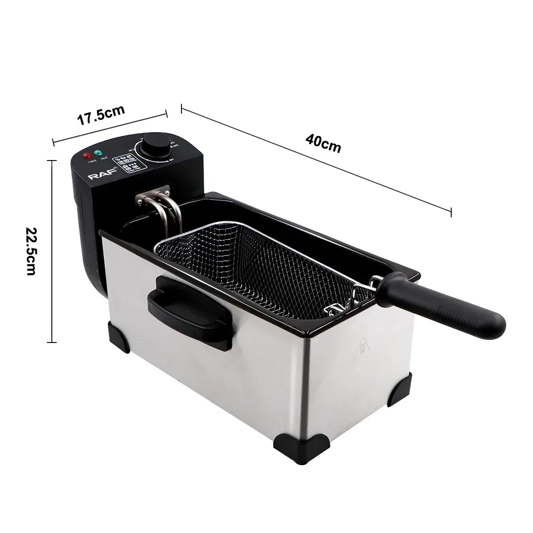 New Fry Pan Household Small Electric Deep Fryer Electric Fryer Commercial Fritters French Fries Machine